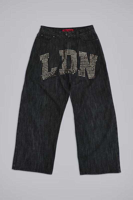 Jaded London LDN Stud XL Colossus Jeans