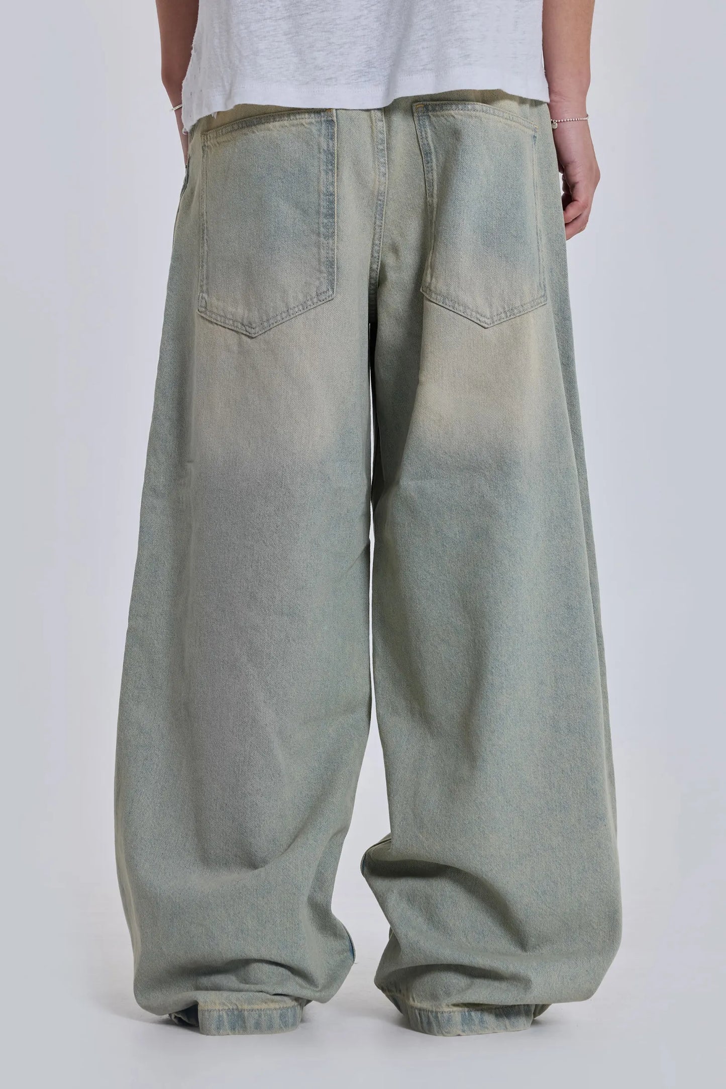 Jaded London Light Wash Colossus Fit Jeans