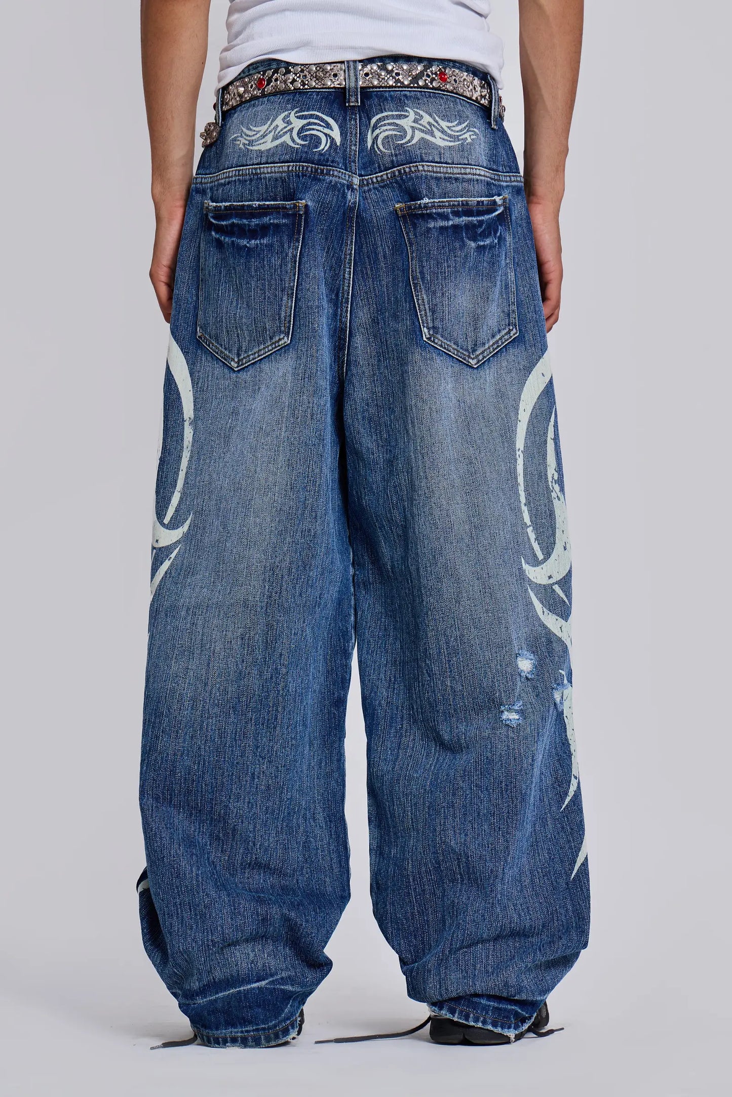 Jaded London Light Wash Blade XL Colossus Jeans