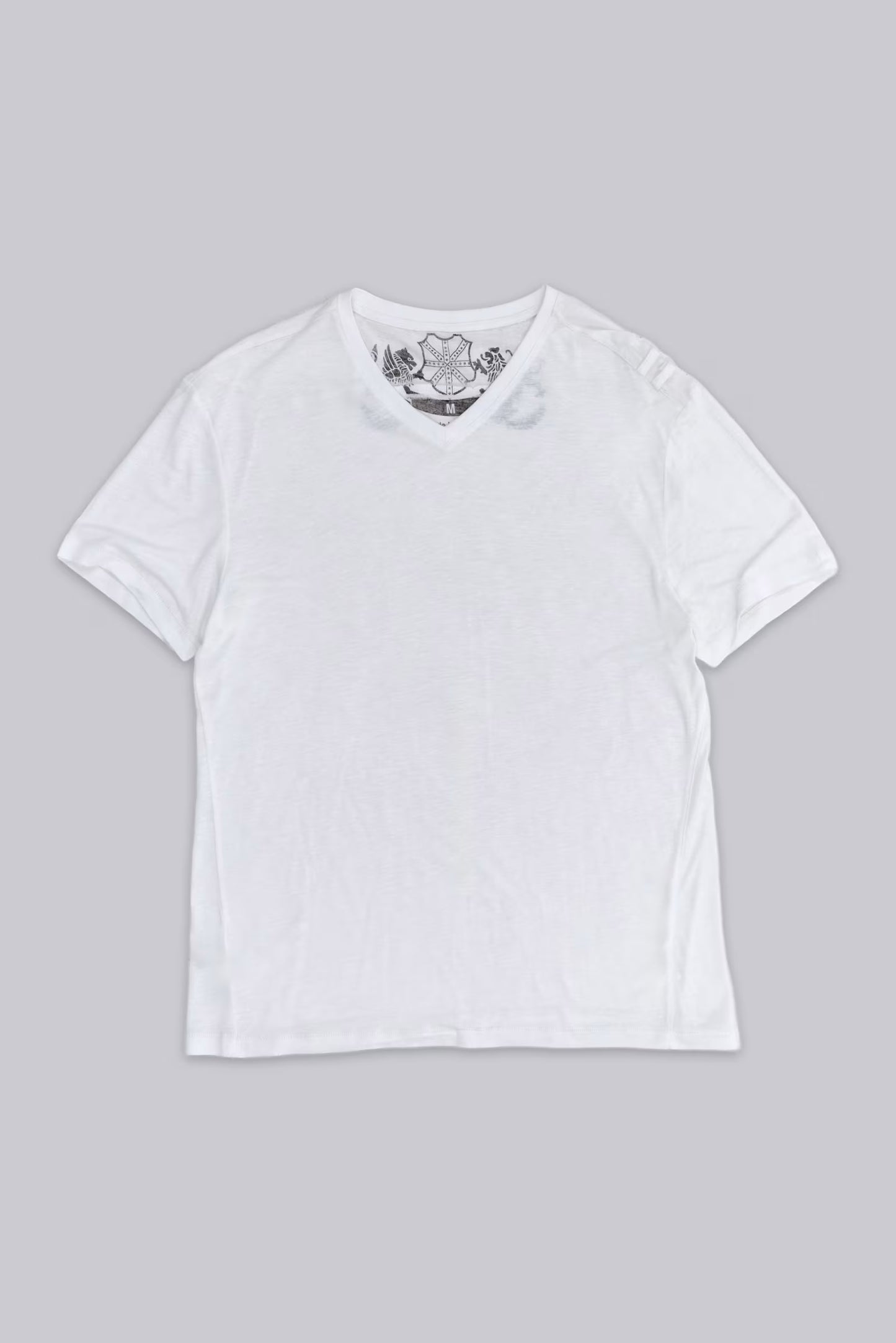 Jaded London Linen V-Neck T-Shirt