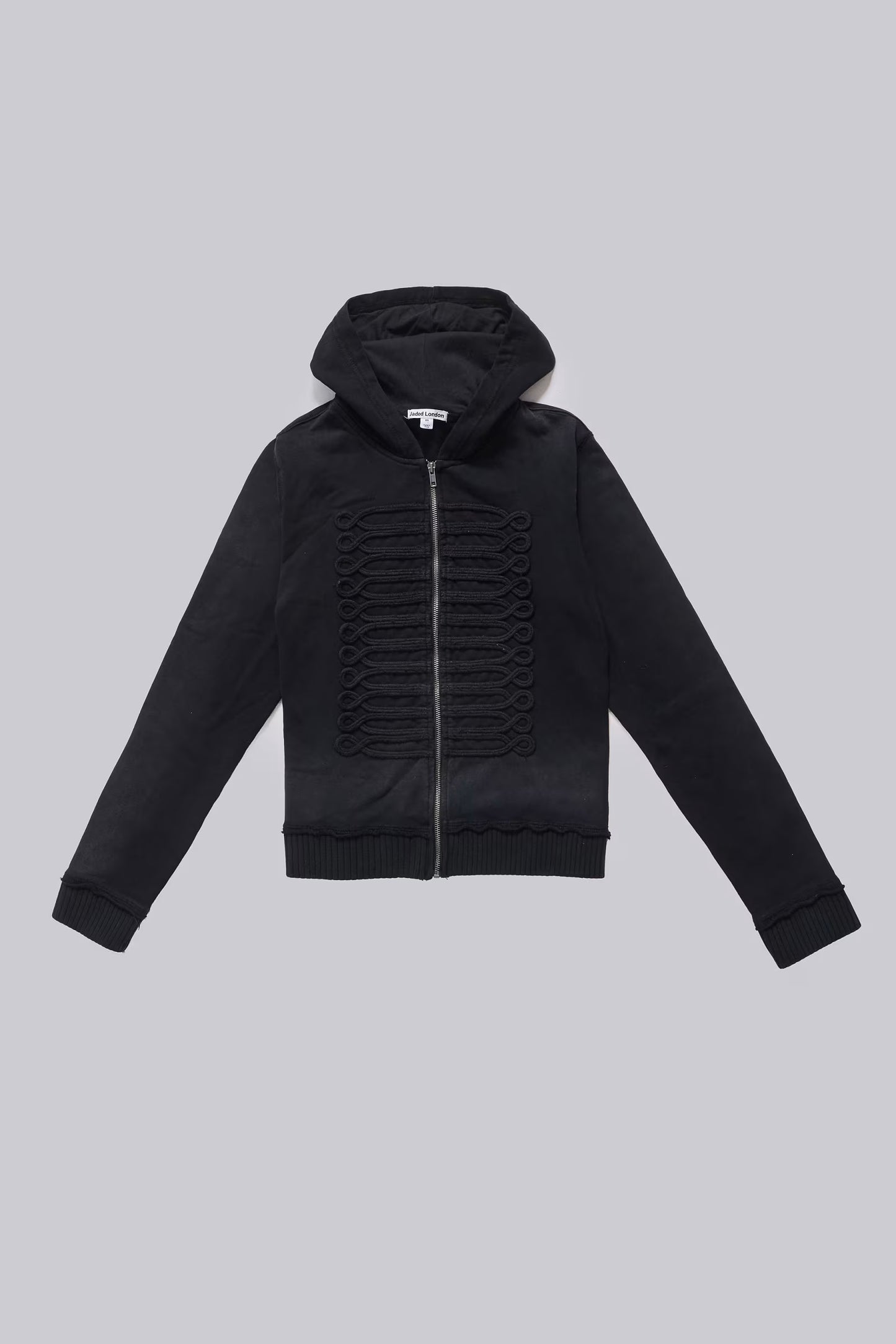 Jaded London Black Military Monster Hoodie