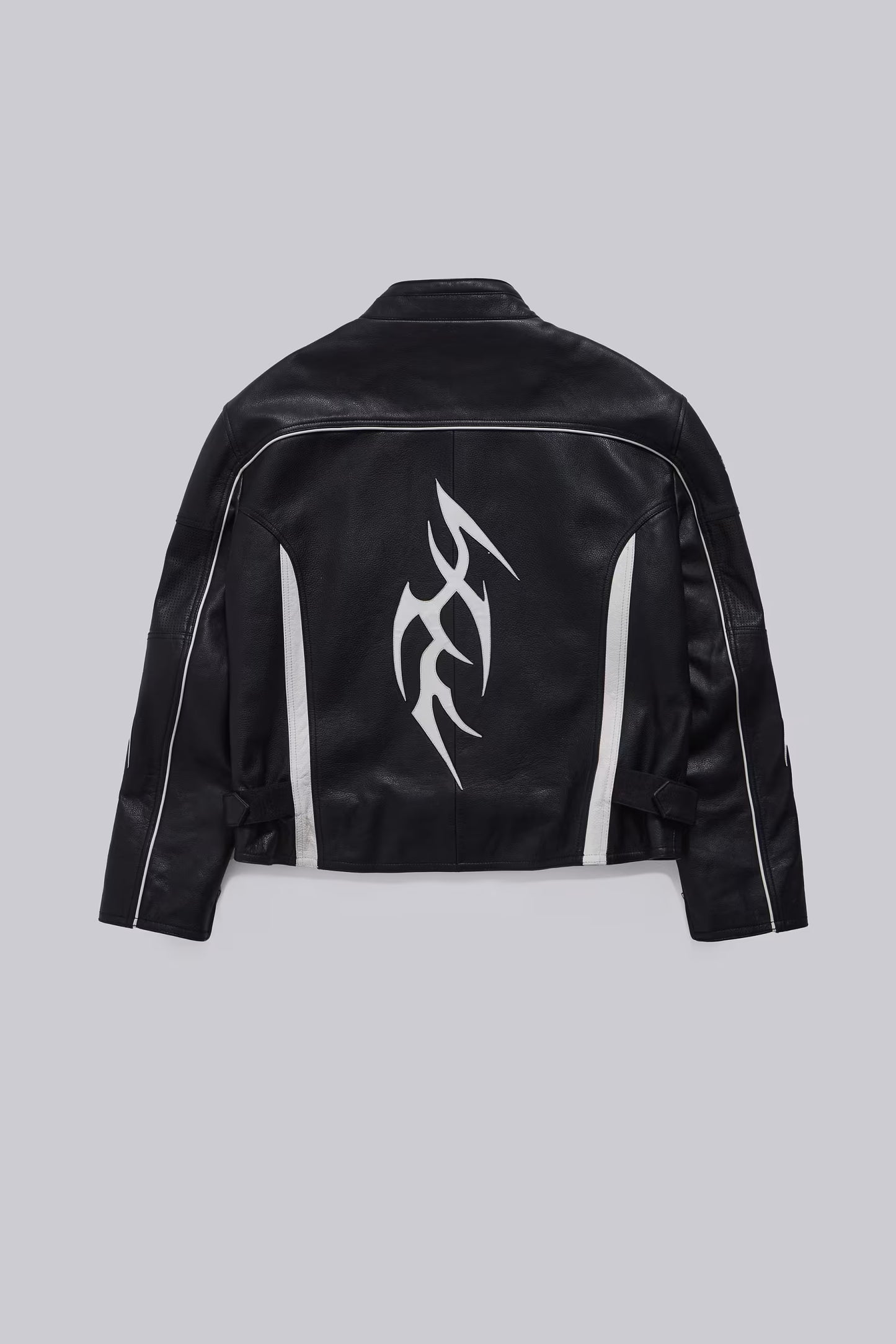 Jaded London Crash Leather Biker Jacket