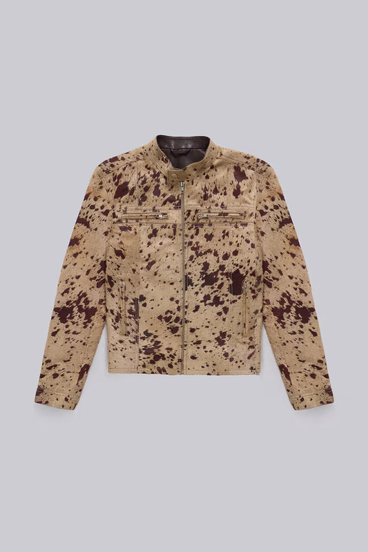 Jaded London Cowhide Real Leather Piston Jacket