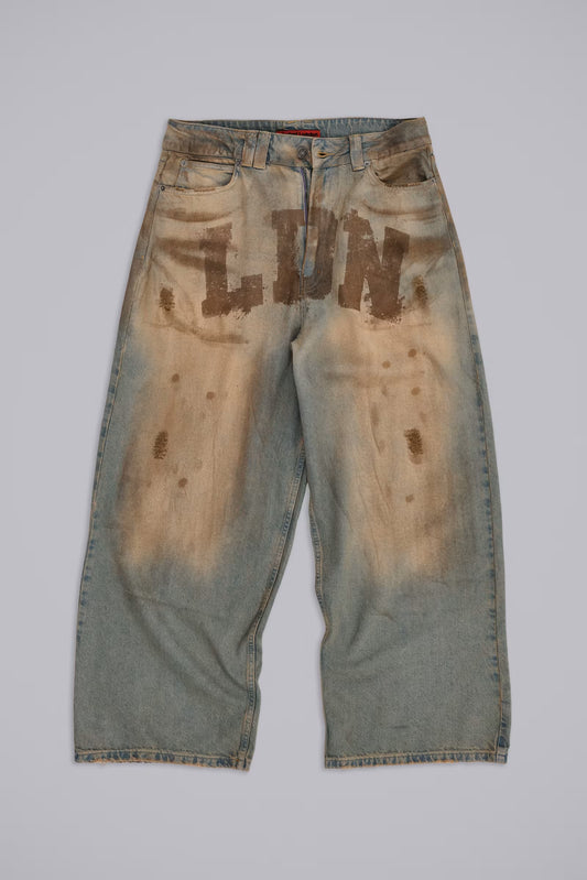 Jaded London LDN Mud XL Colossus Jeans