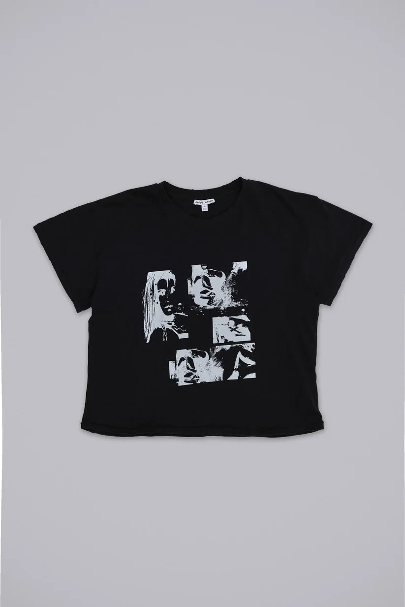 Jaded London Gun Girl Cropped T-Shirt