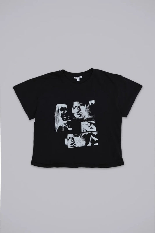Jaded London Gun Girl Cropped T-Shirt