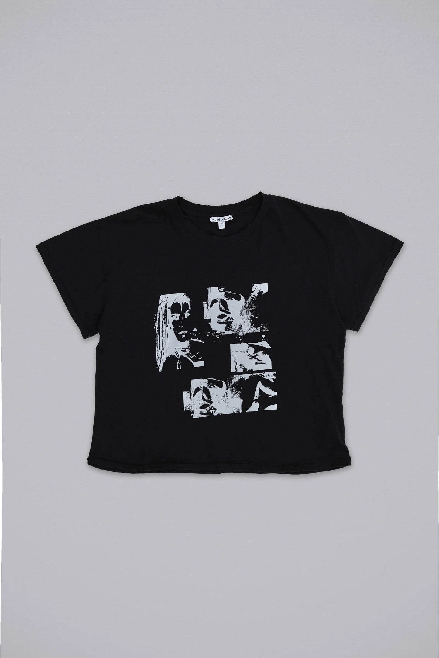 Jaded London Gun Girl Cropped T-Shirt