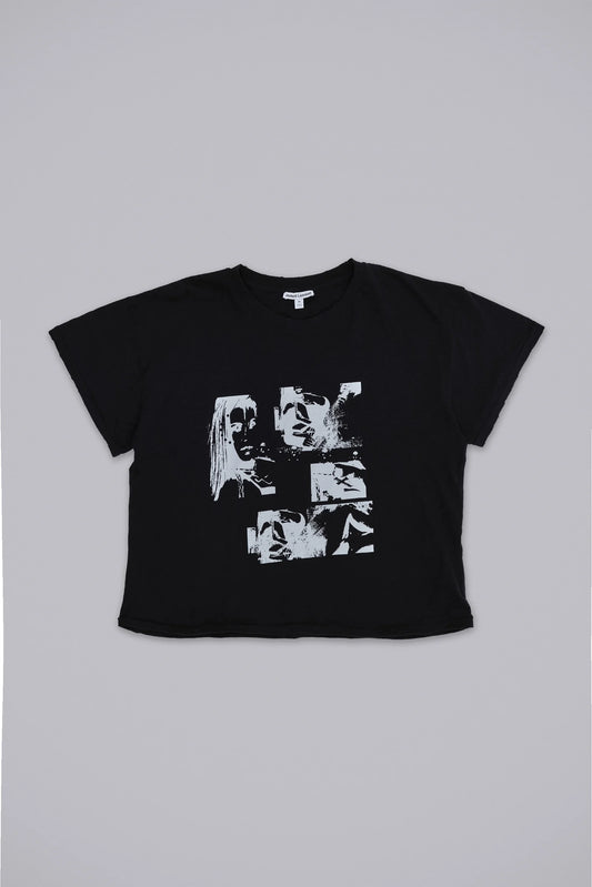 Jaded London Gun Girl Cropped T-Shirt