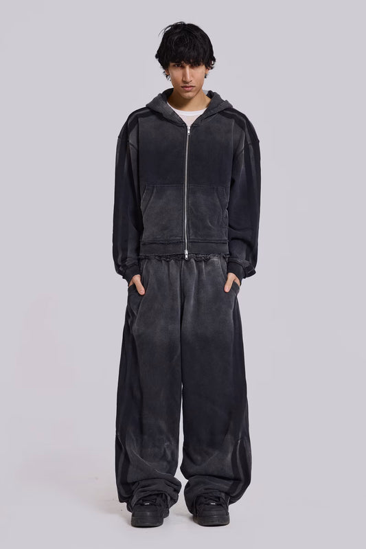 Jaded London Grey Sporty Baggy Monster Tracksuit