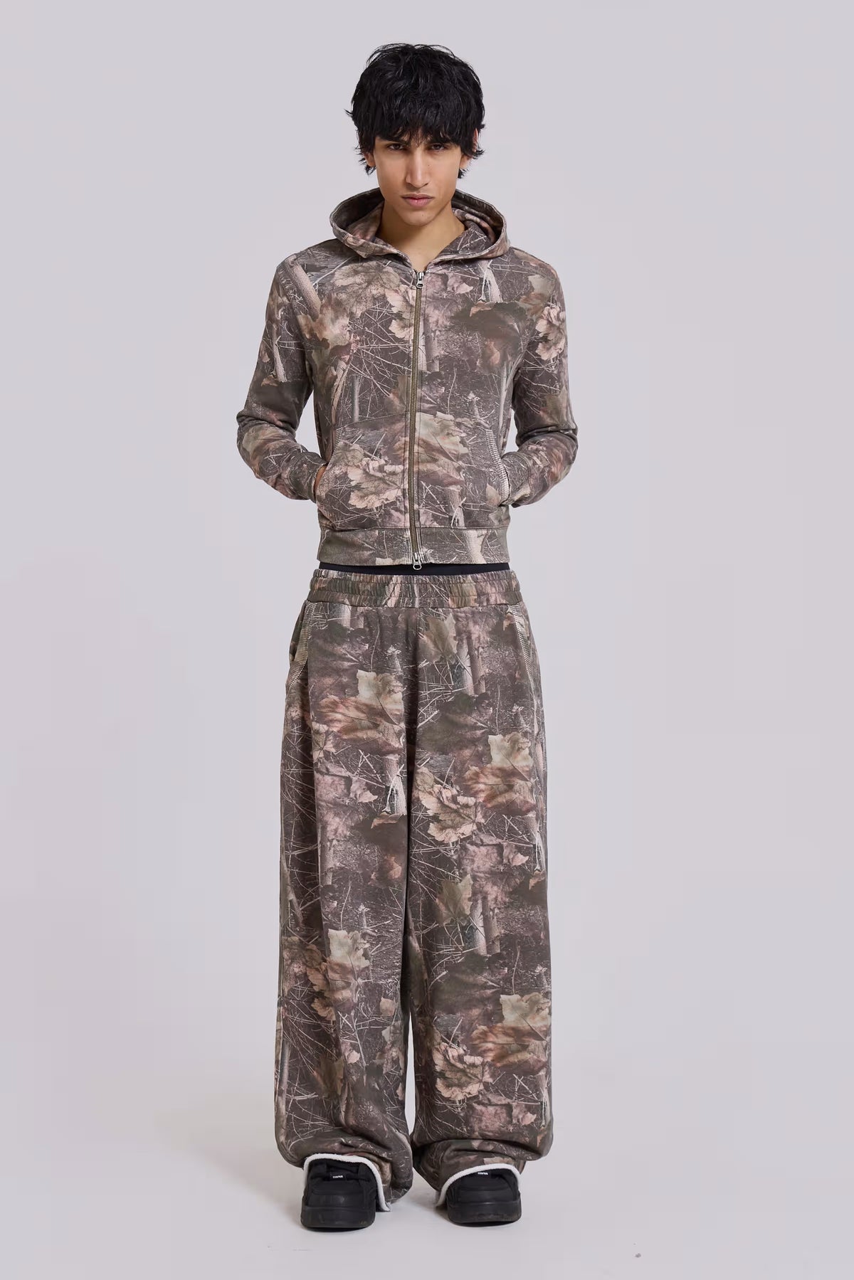 Jaded London Woodland Camo Mini Monster Tracksuit