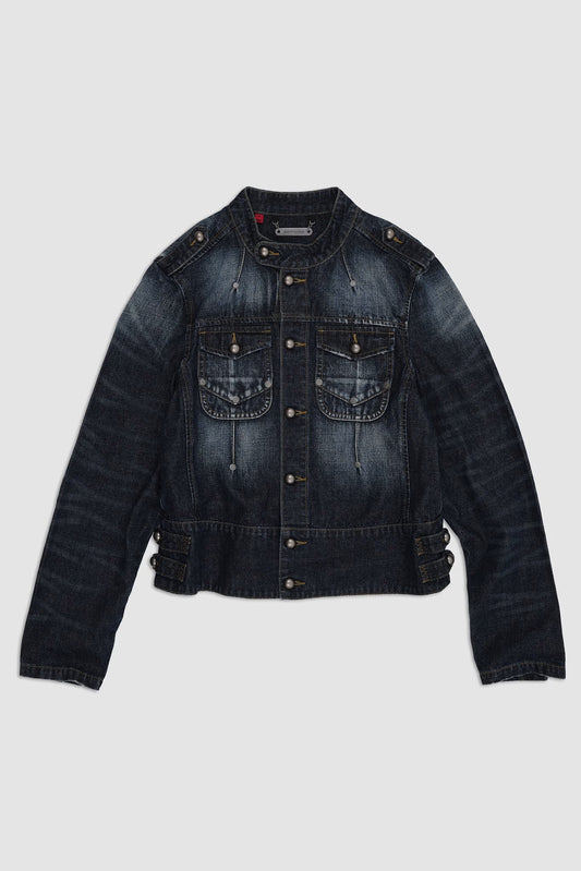 Jaded London Drummer Indigo Denim Jacket