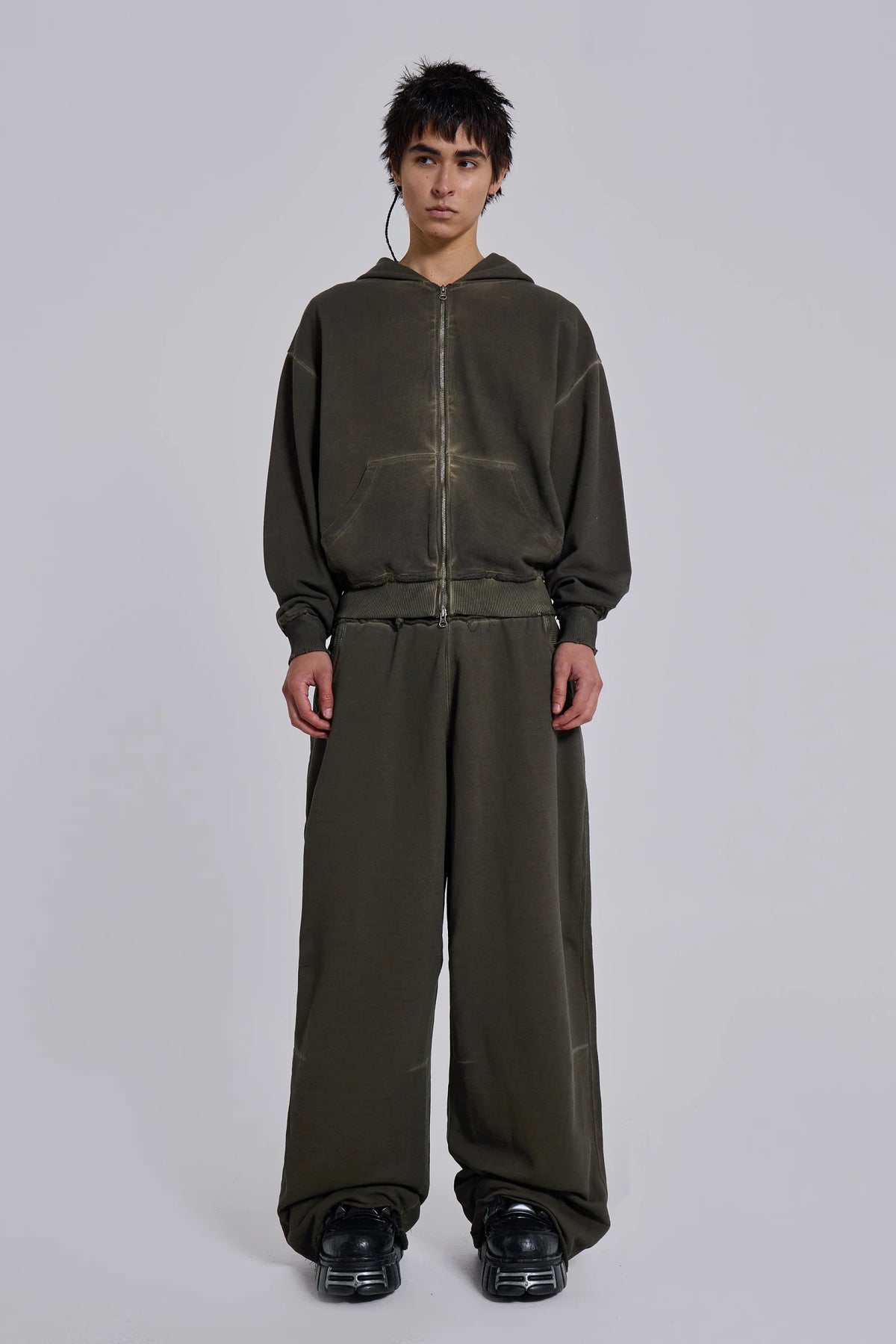 Jaded London Khaki Oversized Monster Tracksuit