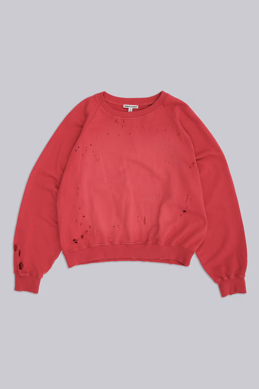 Jaded London Red Sun Fade Crewneck
