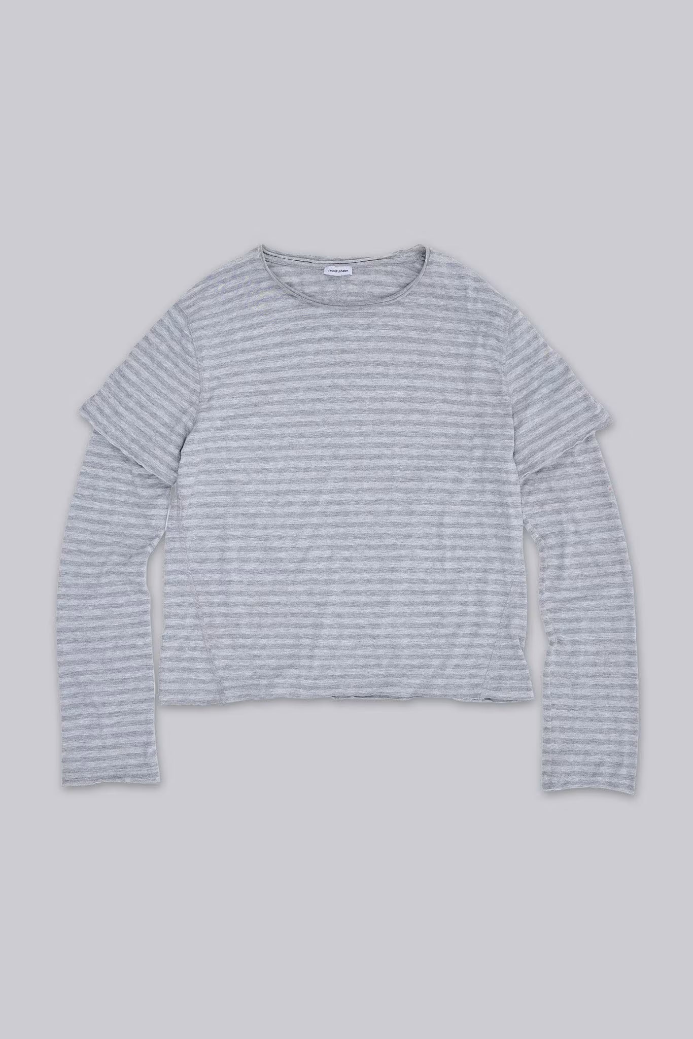 Jaded London Line Double Layer Long Sleeve Top