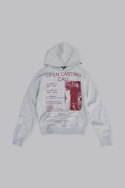Jaded London Open Casting Grey Marl Hoodie