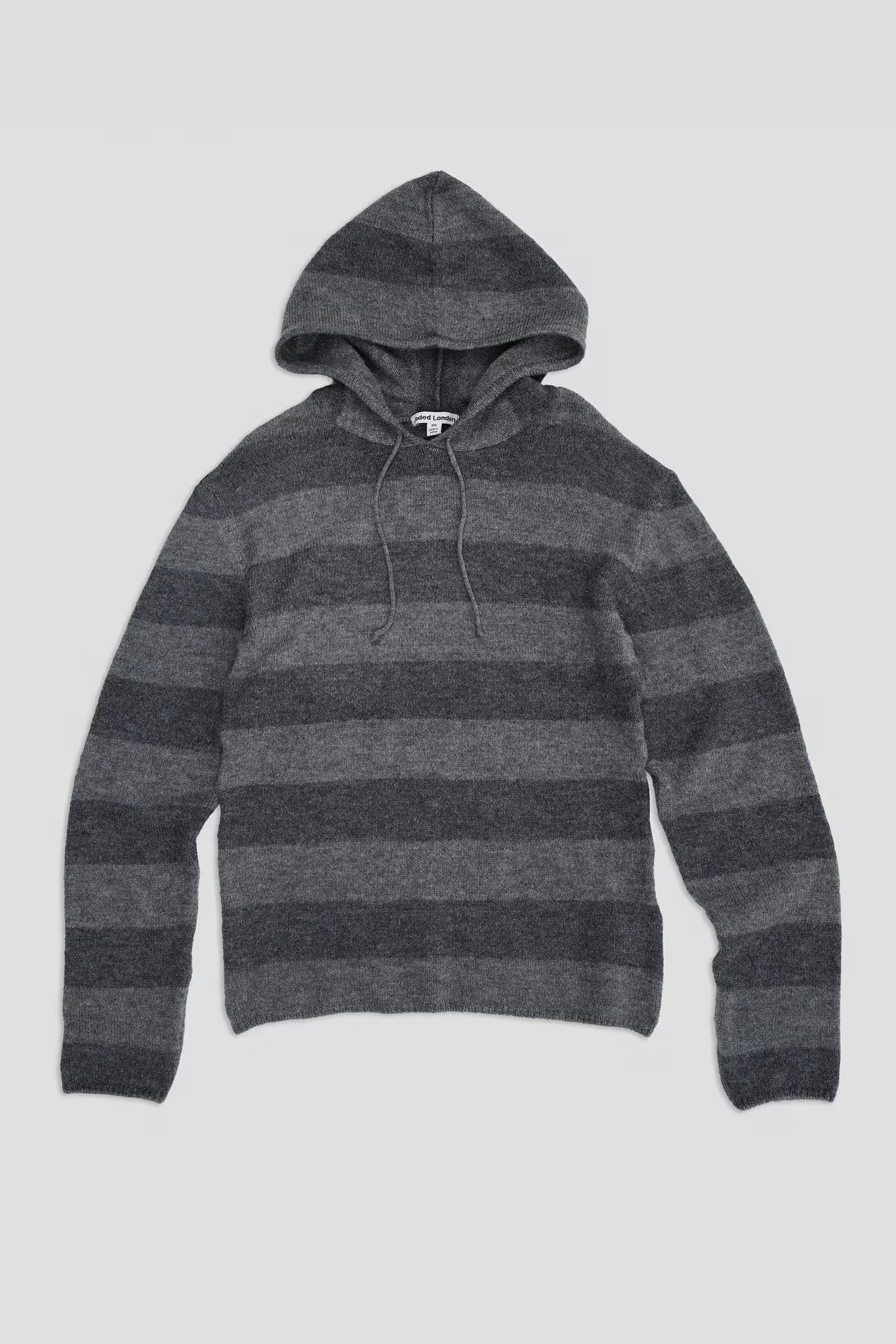 Jaded London Dornan Striped Knit Hoodie