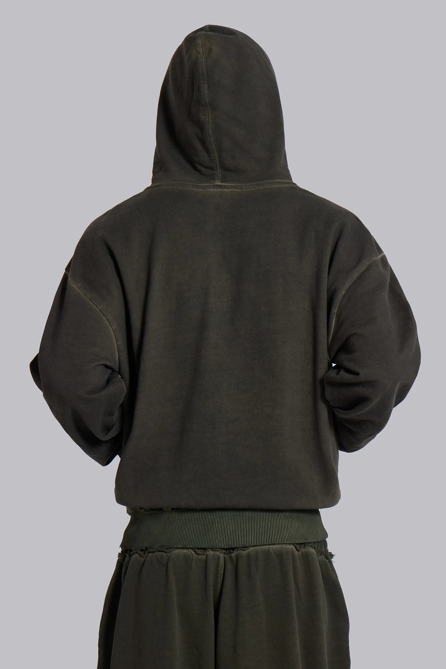 Jaded London Khaki Oversized Monster Hoodie