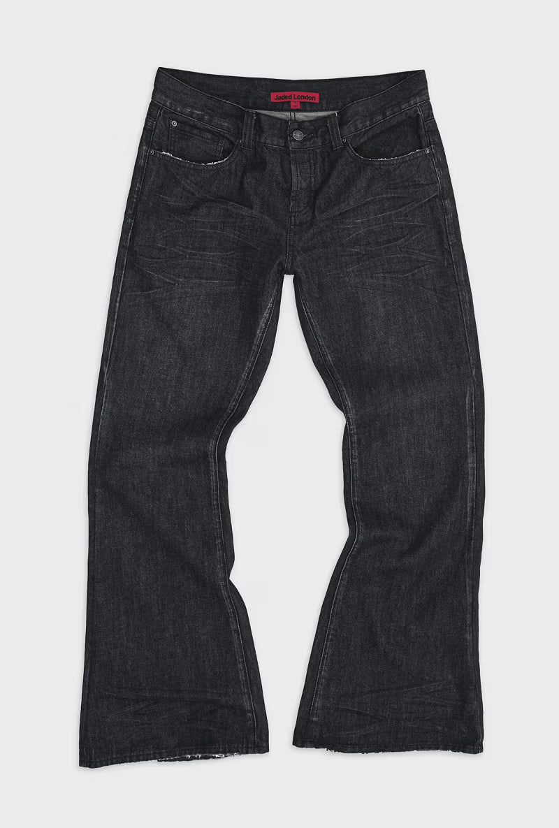 Jaded London Black Jude Bootcut Jeans