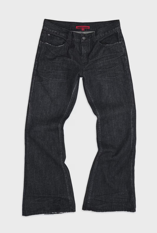Jaded London Black Jude Bootcut Jeans