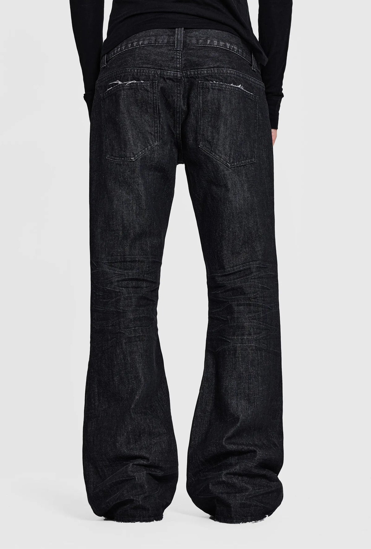 Jaded London Black Jude Bootcut Jeans