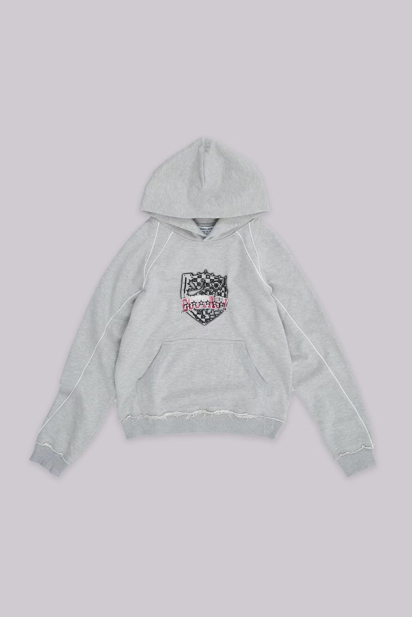 Jaded London Grey Tempo Hoodie