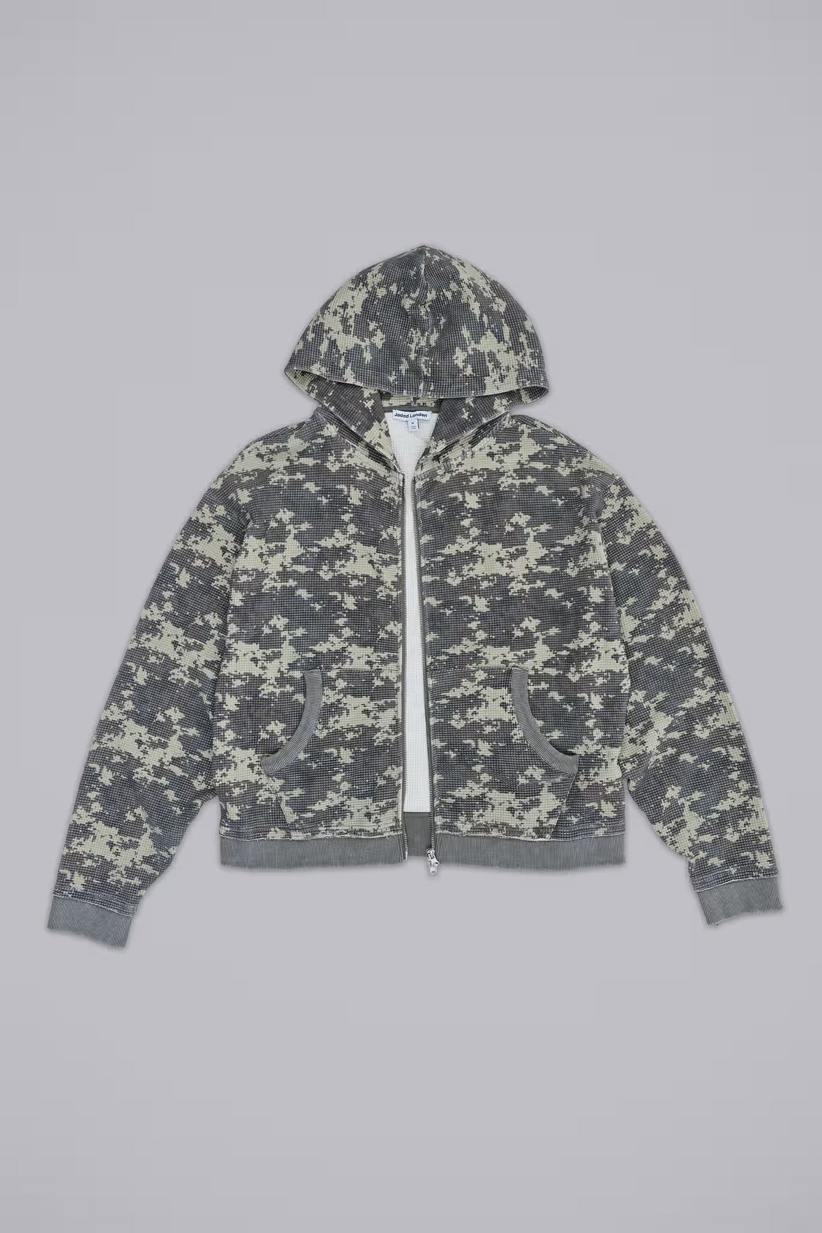 Jaded London Digi Camo Waffle Hoodie