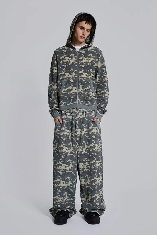 Jaded London Digi Camo Waffle Tracksuit