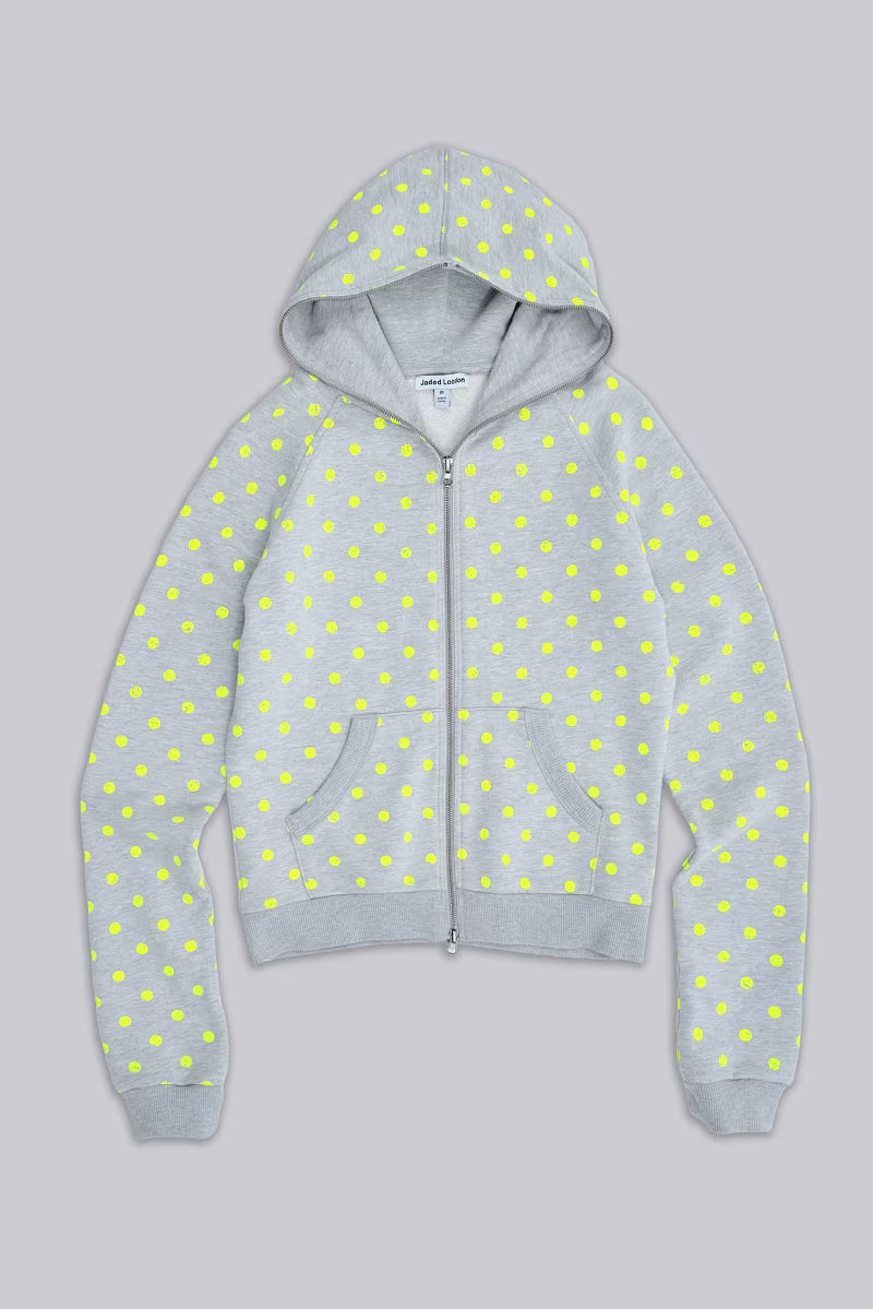 Jaded London Neon Polkadot Hoodie