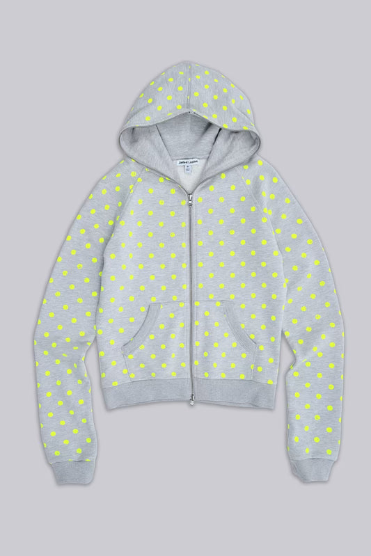 Jaded London Neon Polkadot Hoodie