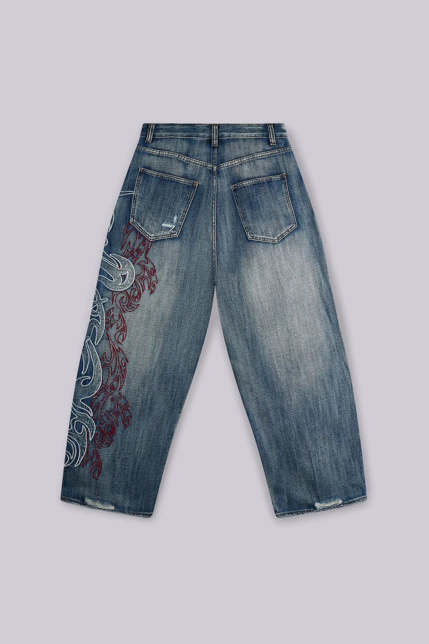 Jaded London Layered Tribal XL Colossus Jeans