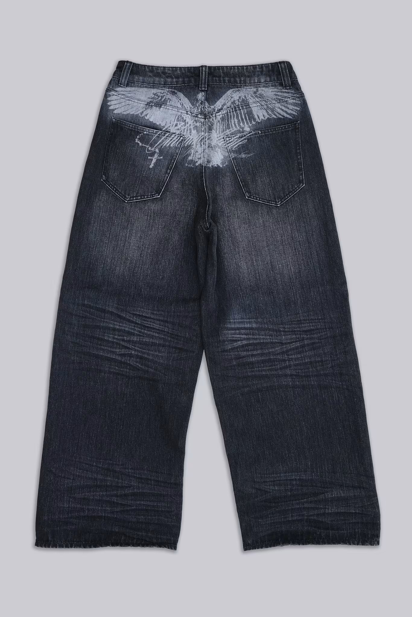 Jaded London Black Falcon XL Colossus Jeans