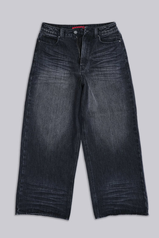 Jaded London Black Falcon XL Colossus Jeans