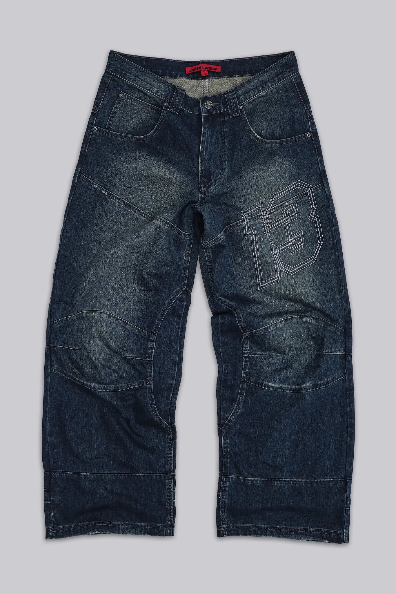Jaded London 2K13 Moto Panelled Colossus Jeans