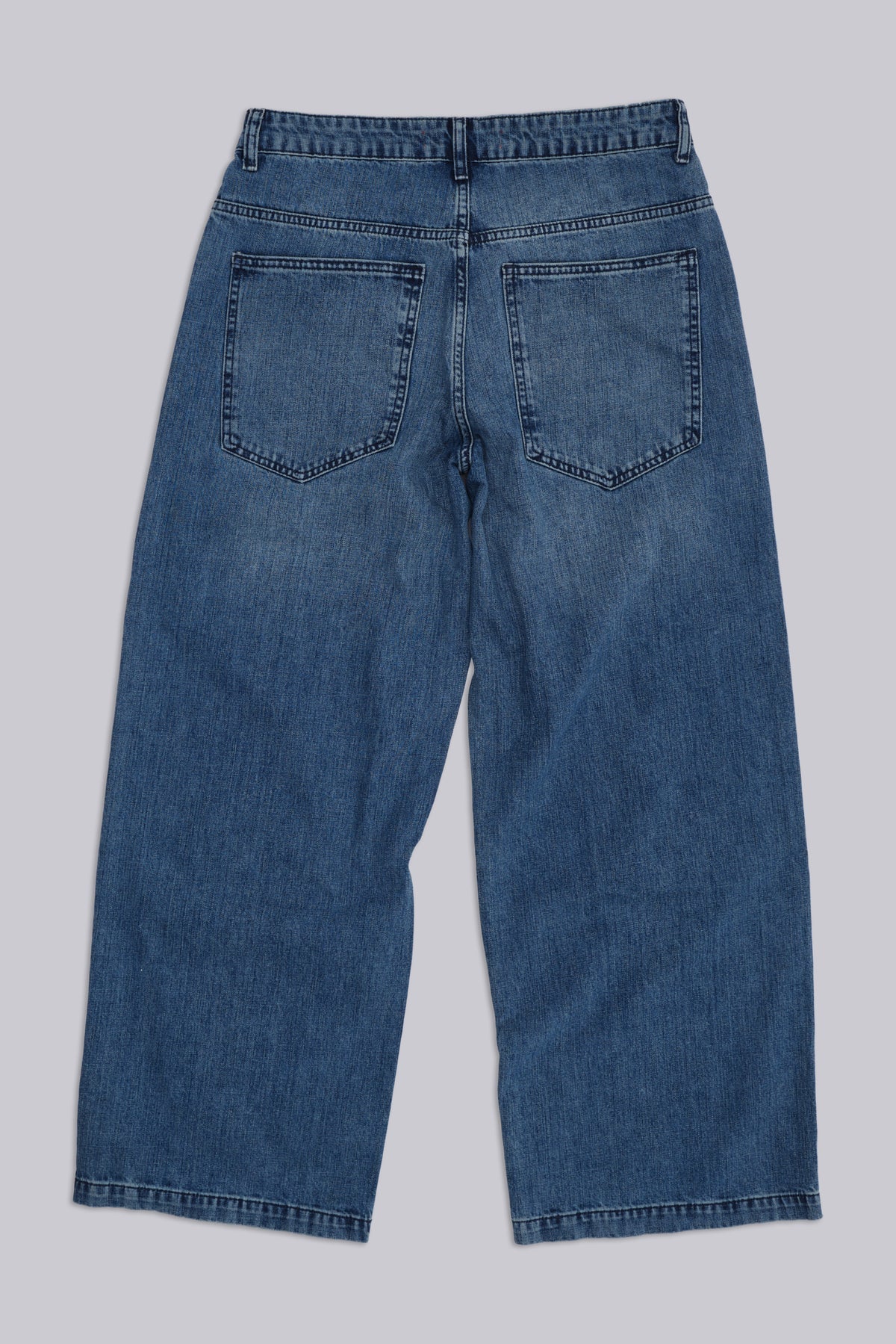 Jaded London Blue Ashen Clasp Colossus Jeans