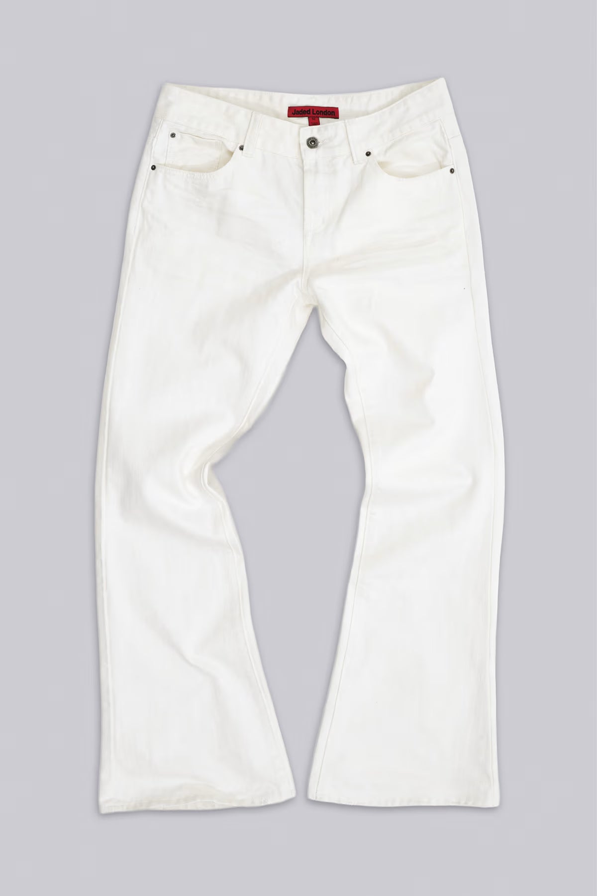 Jaded London Ecru Jude Bootcut Jeans
