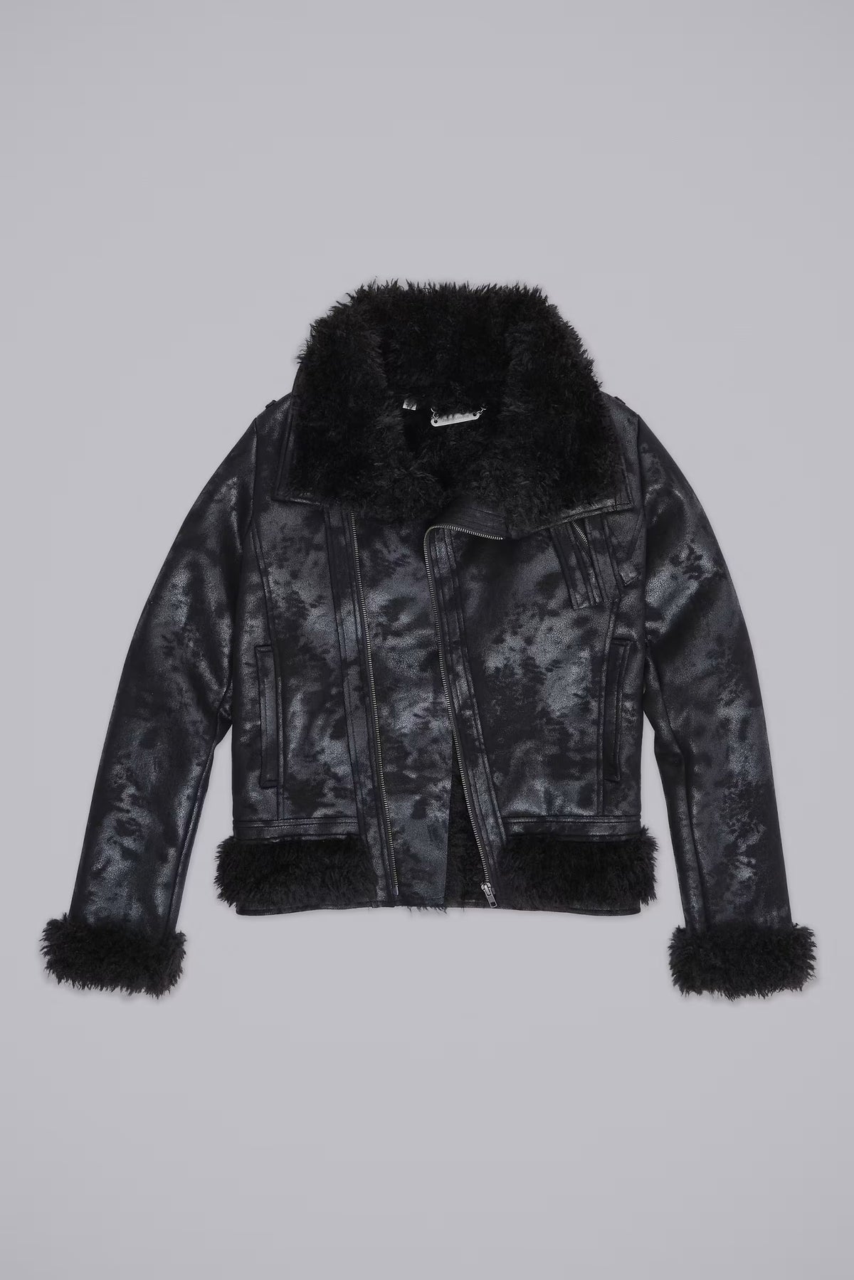 Jaded London Spectre Shearling Jacket