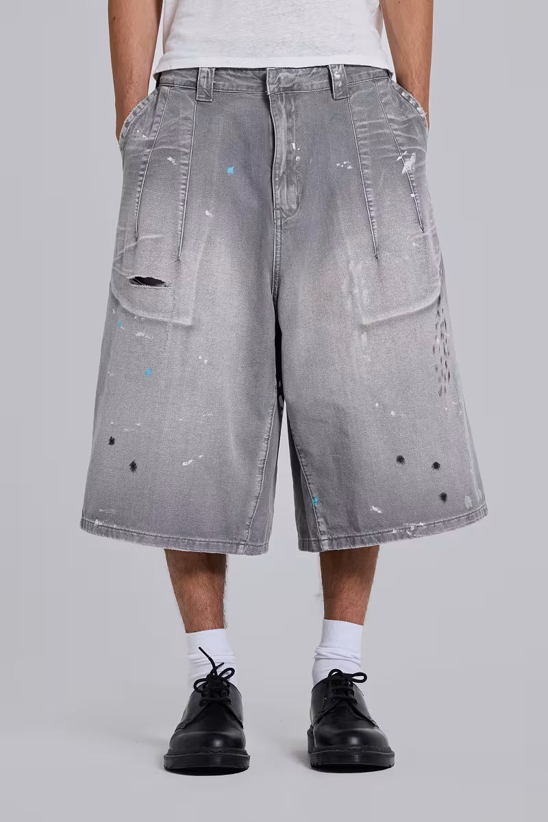 Jaded London Splatter XL Goliath Shorts