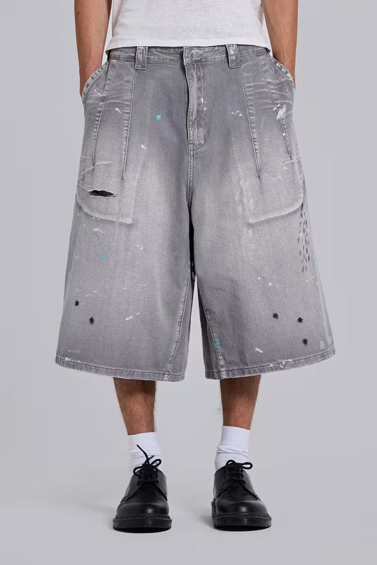 Jaded London Splatter XL Goliath Shorts