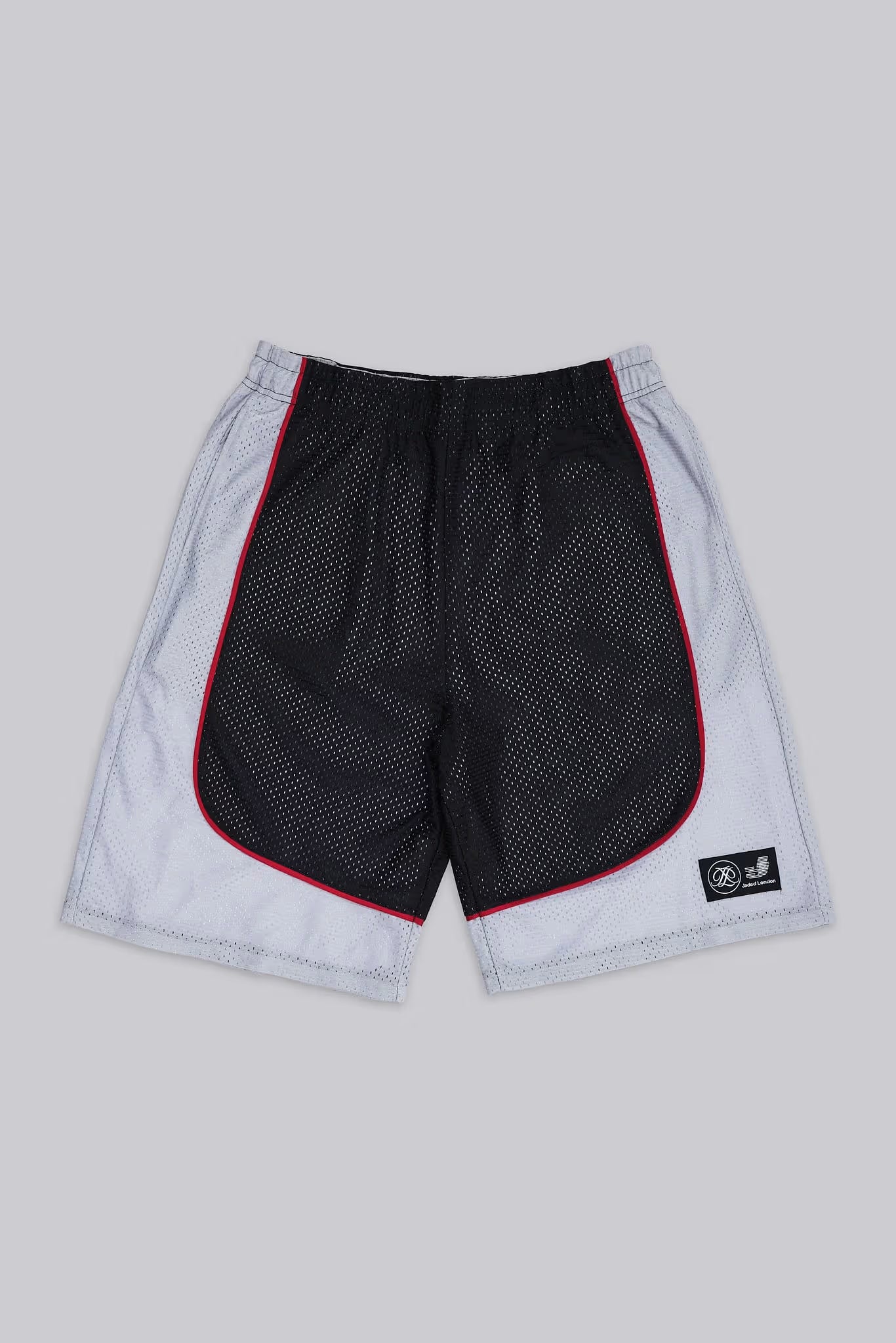 Jaded London Court Black Airtex Basketball Shorts