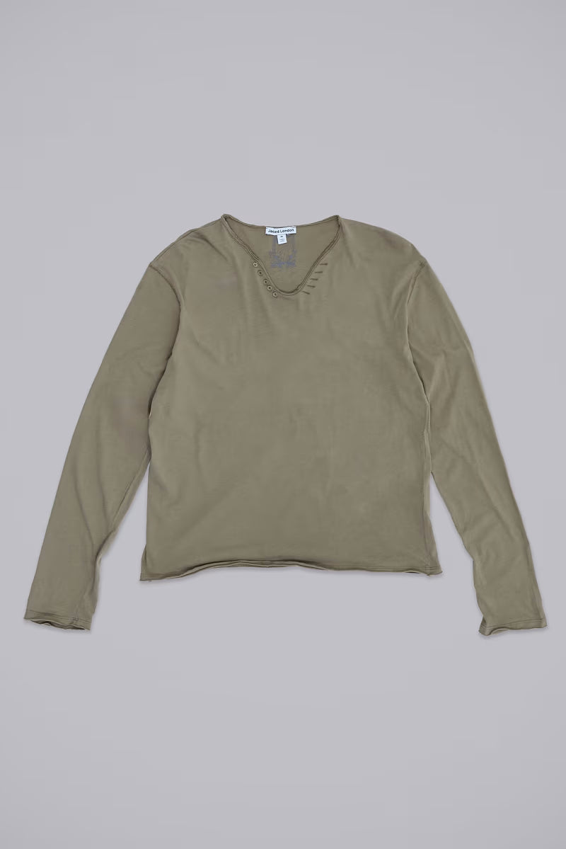 Jaded London Republique Henley Shirt