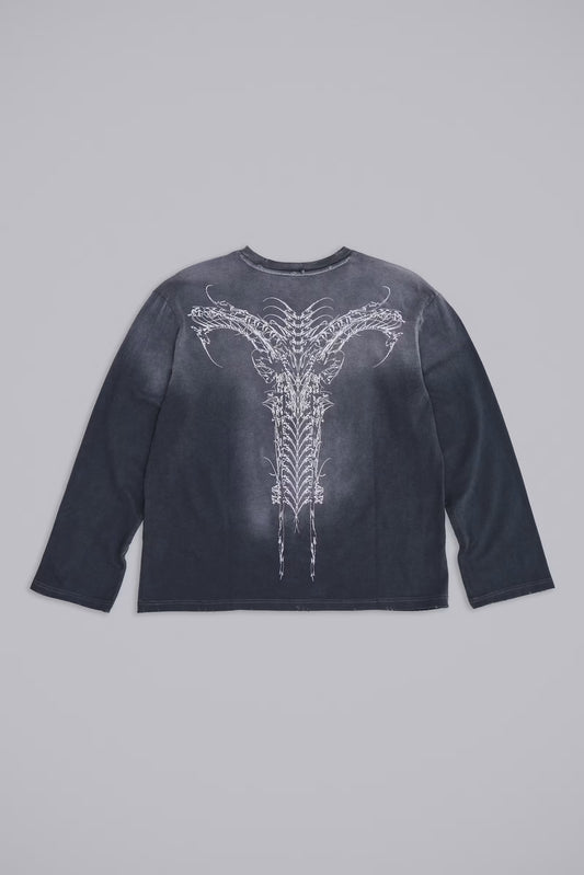 Jaded London Opaque Navy LS Top