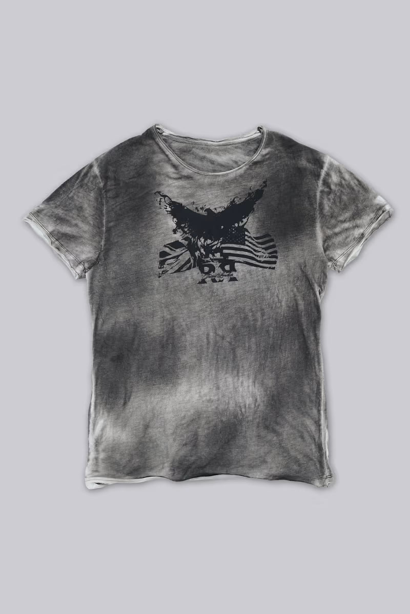 Jaded London Rock Revival Faded Eagle T-Shirt