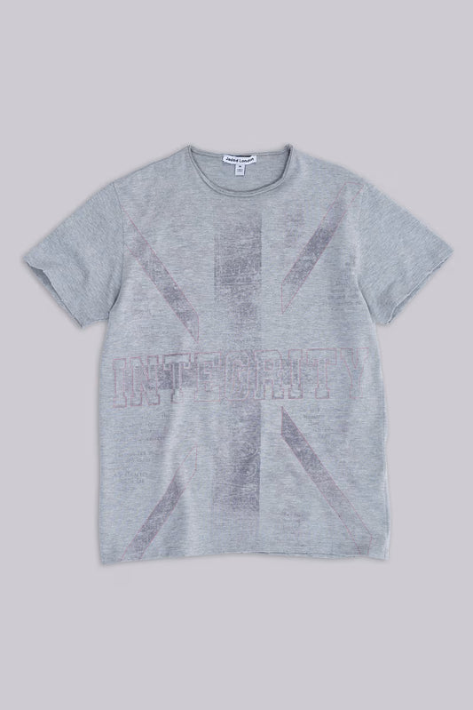 Jaded London Integrity Grey Marl T-Shirt
