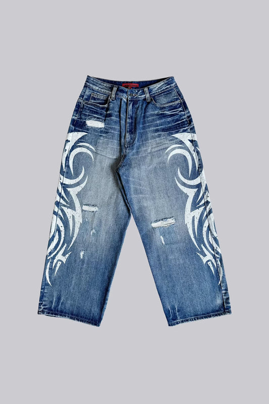 Jaded London Light Wash Blade XL Colossus Jeans